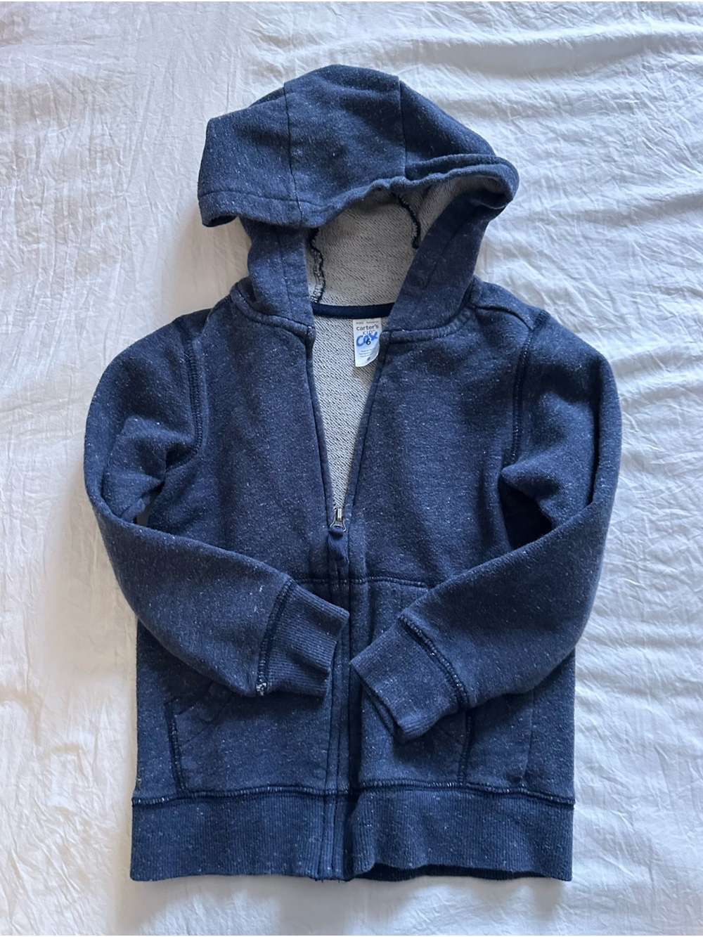 Carter's Dark Blue Full-Zip Kids Hoodie